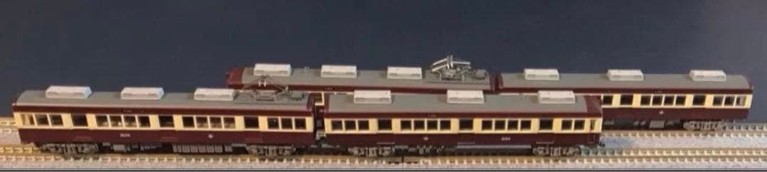 ■ 鉄コレ能勢電鉄1000系4両セットB(登場時)N化動力付き(SC)