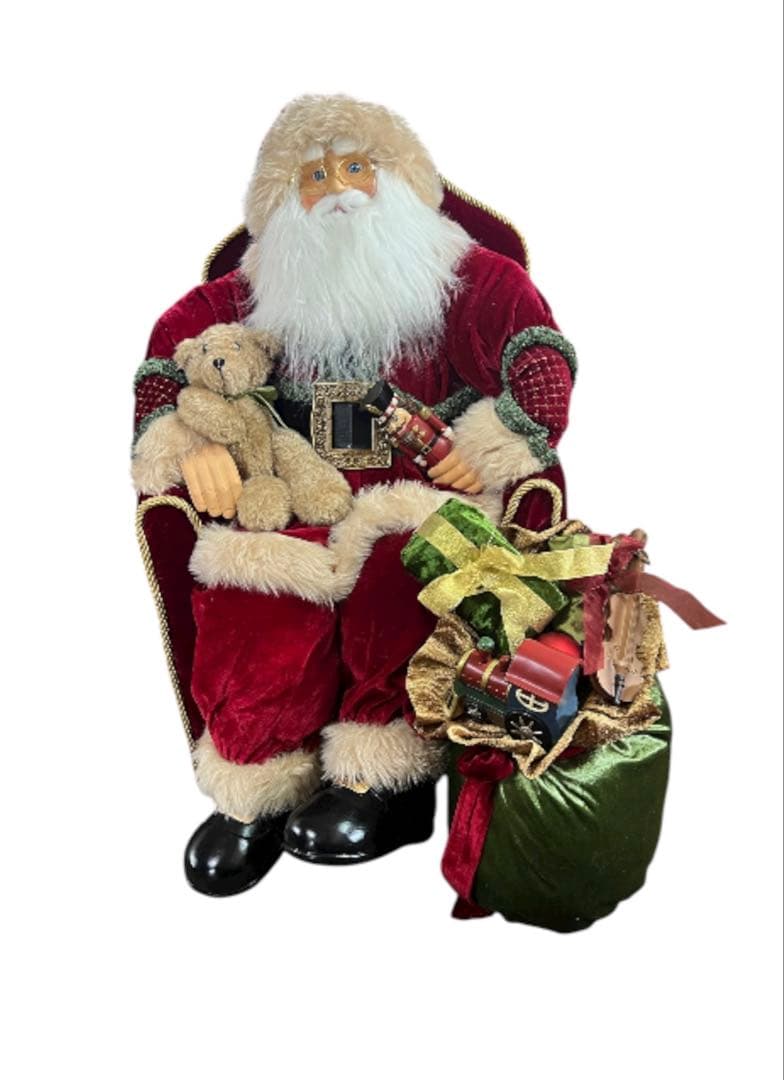 大きいサンタクロース 置き物 ディスプレイ 楽天市場】FRPオブジェ クリスマスプレゼントを配るサンタのソリ置物
