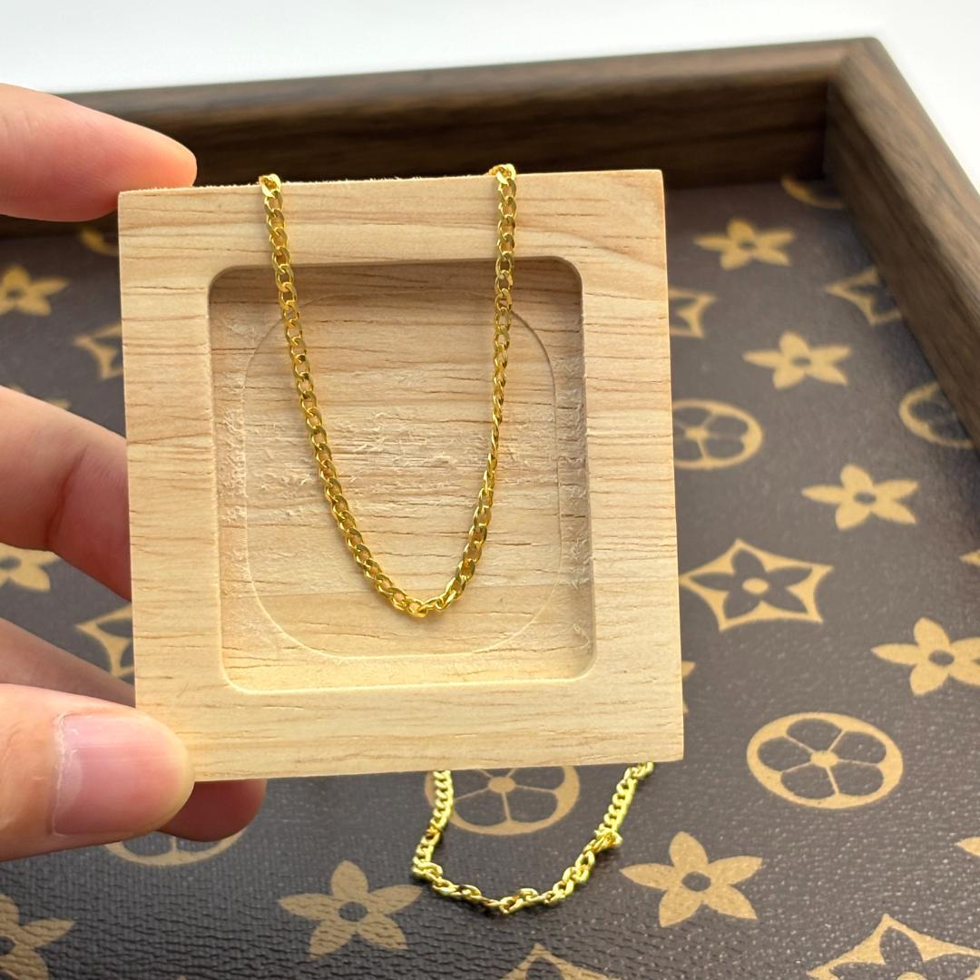 ⭐ 極美品 ✨K18金ネックレス 3.2g ロブスタークラスプ