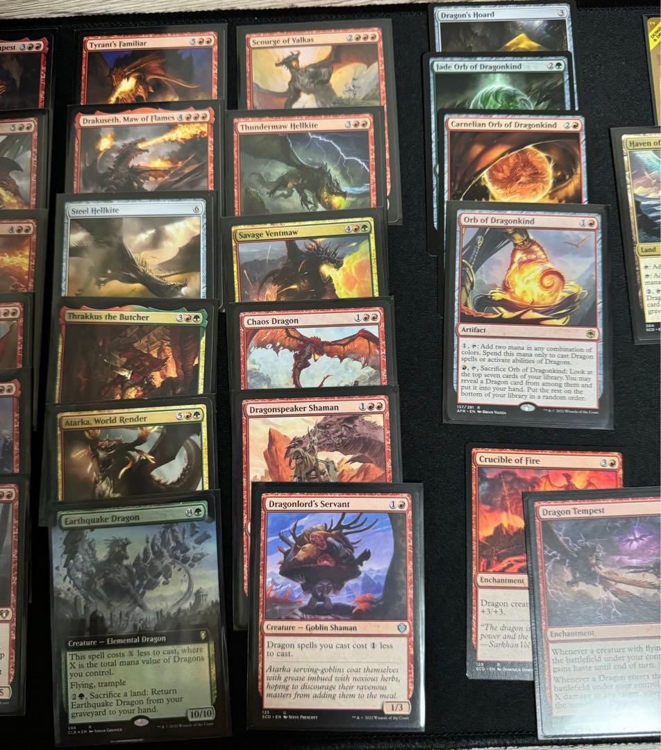 【バラ売り不可】MTG グルール ドラゴン　日本語/英語　統率者デッキ　パーツ