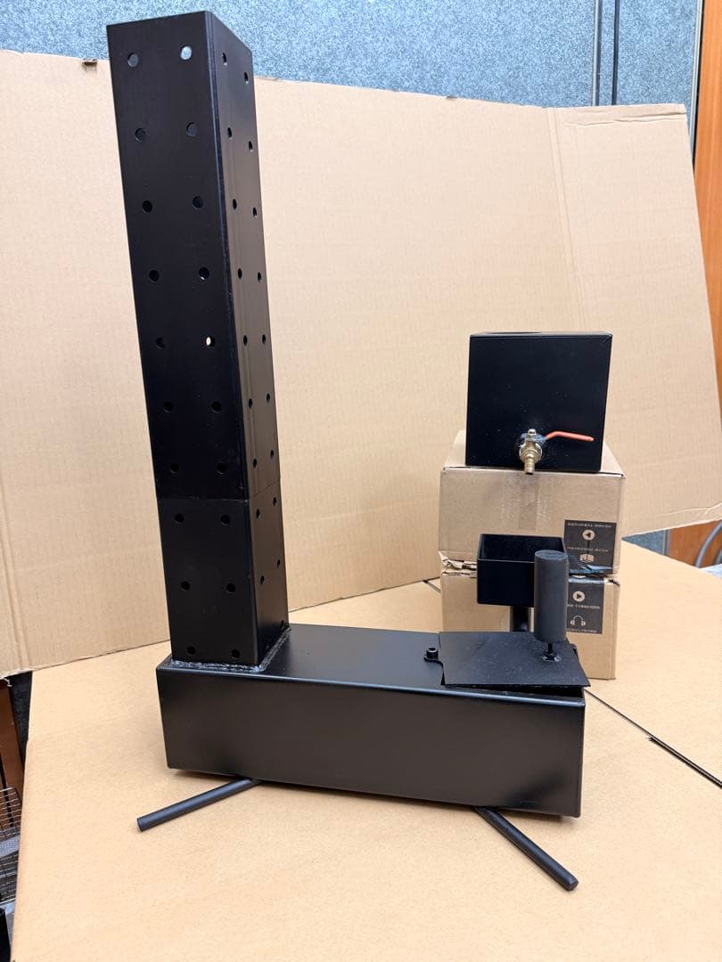 廃油ストーブ　高品質・高効率 ロケットストーブ　別2リットルオイルタンク付き 廃油ストーブ オイルタンク無し！高品質・高効率 ロケットストーブ