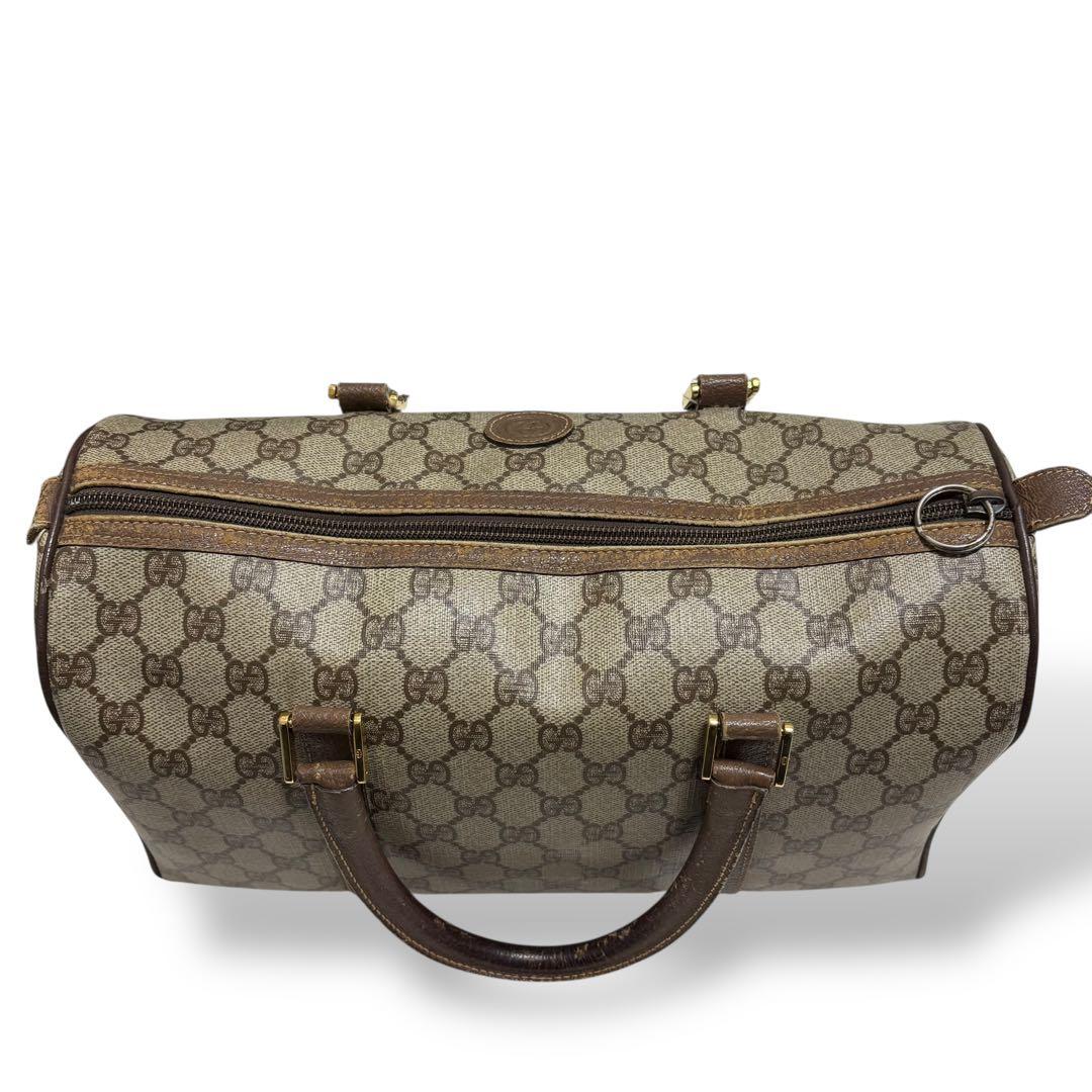 GUCCI ミニボストンバッグ GGスプリーム インターロッキング PVC