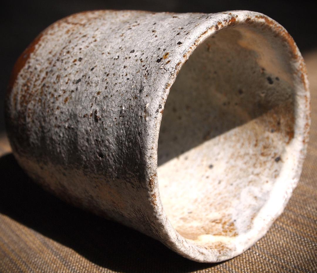 人気作家☆中川恭平【師＆父：中川自然坊】☆粉引唐津湯のみ