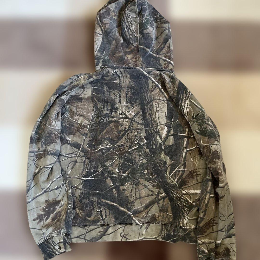 REALTREE 迷彩柄 フード付きパーカー - メルカリ