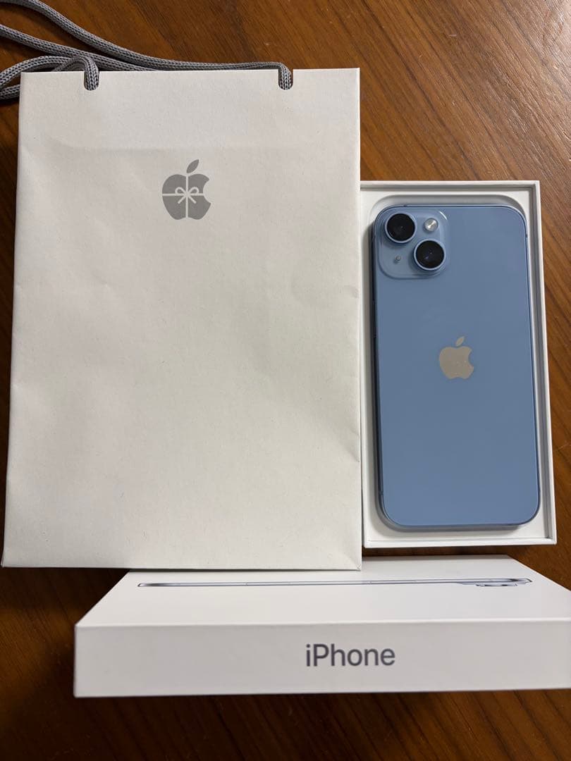 【年内値下げ可】iPhone本体　14ブルー 充電最大容量98% SIMフリー iPhone 14 128GB SIMフリー 中古 スマホ スマートフォン Aランク 本体