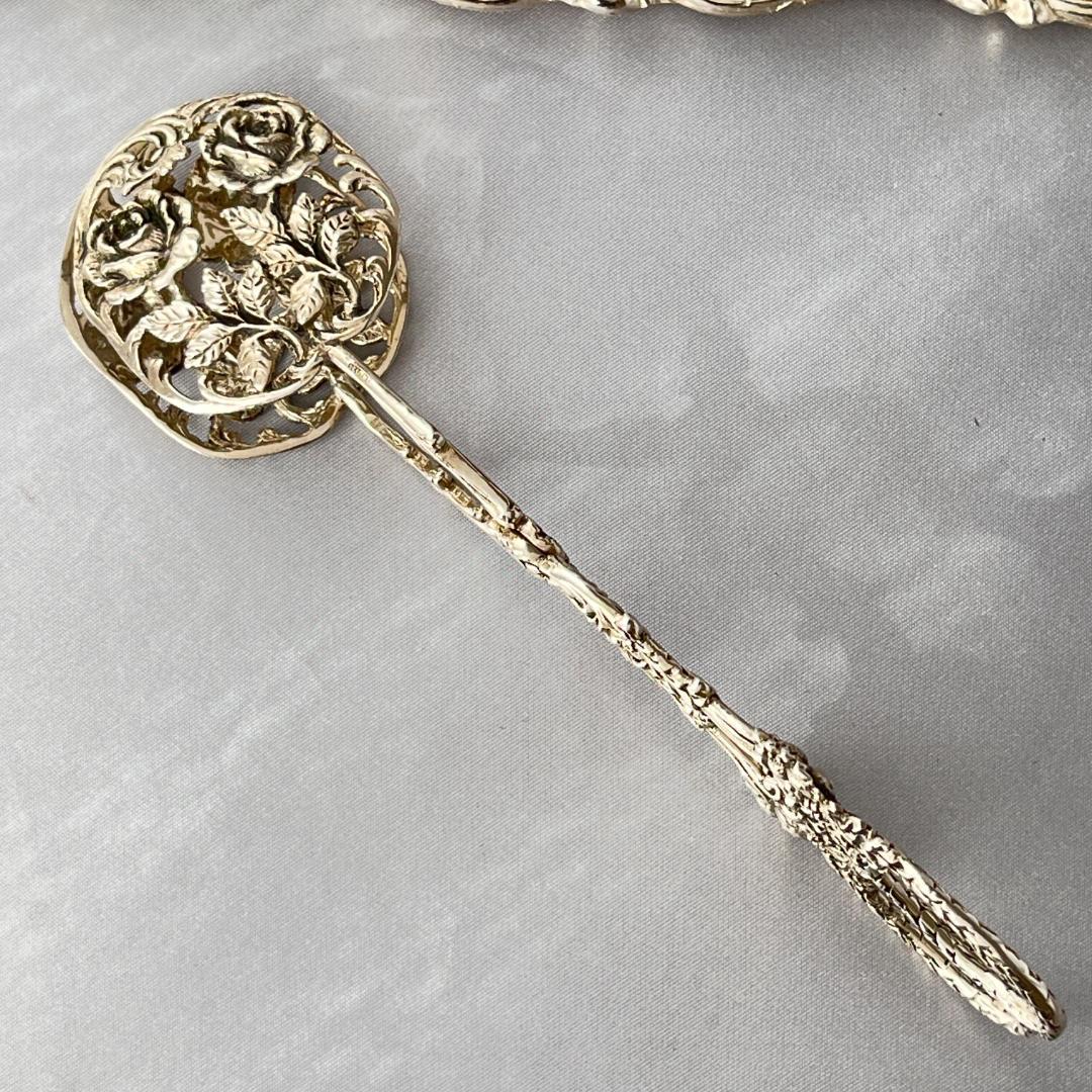 Christoph Bach】 薔薇の透かしのペストリートング【純銀】17cm - メルカリ