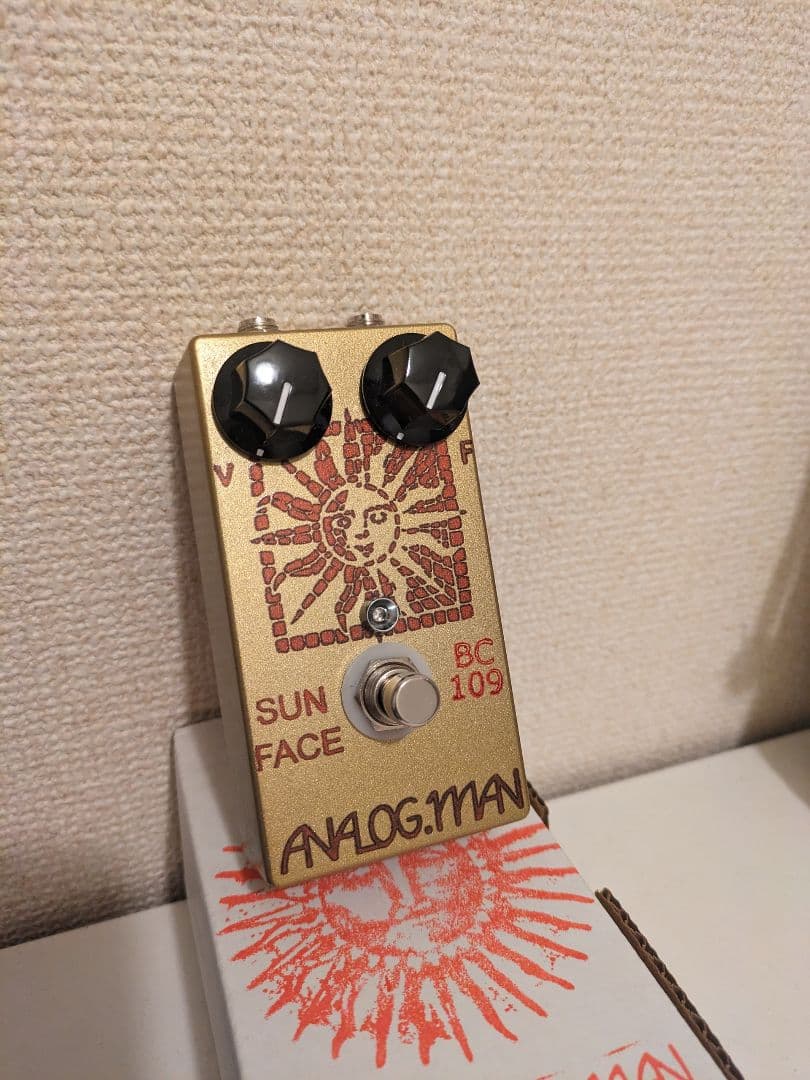 ギター Analogman Sunface Fuzz BC109 Analog.man Analog Man Sun Face Fuzzface fuzz pedal