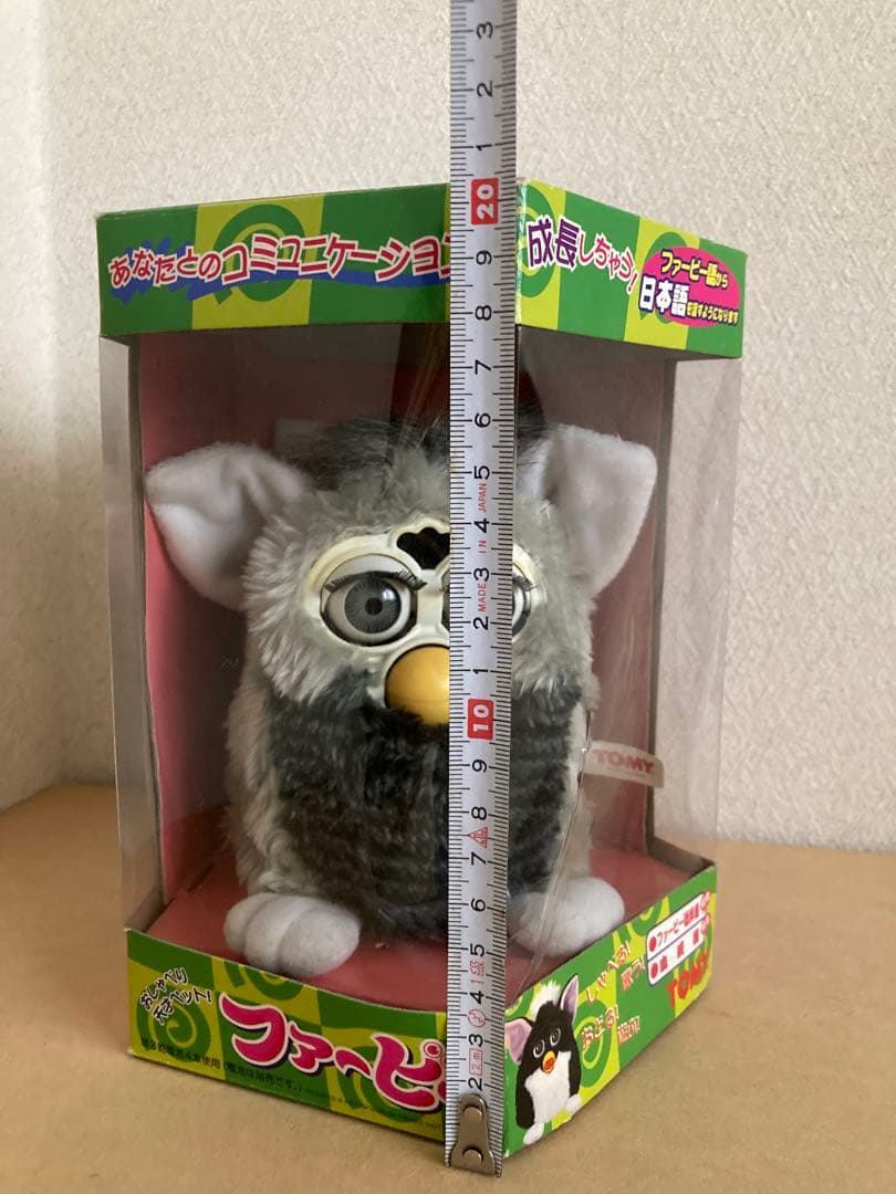【希少】　TOMY 初代　ファービー Furby日本語版　グレー　タカラトミー