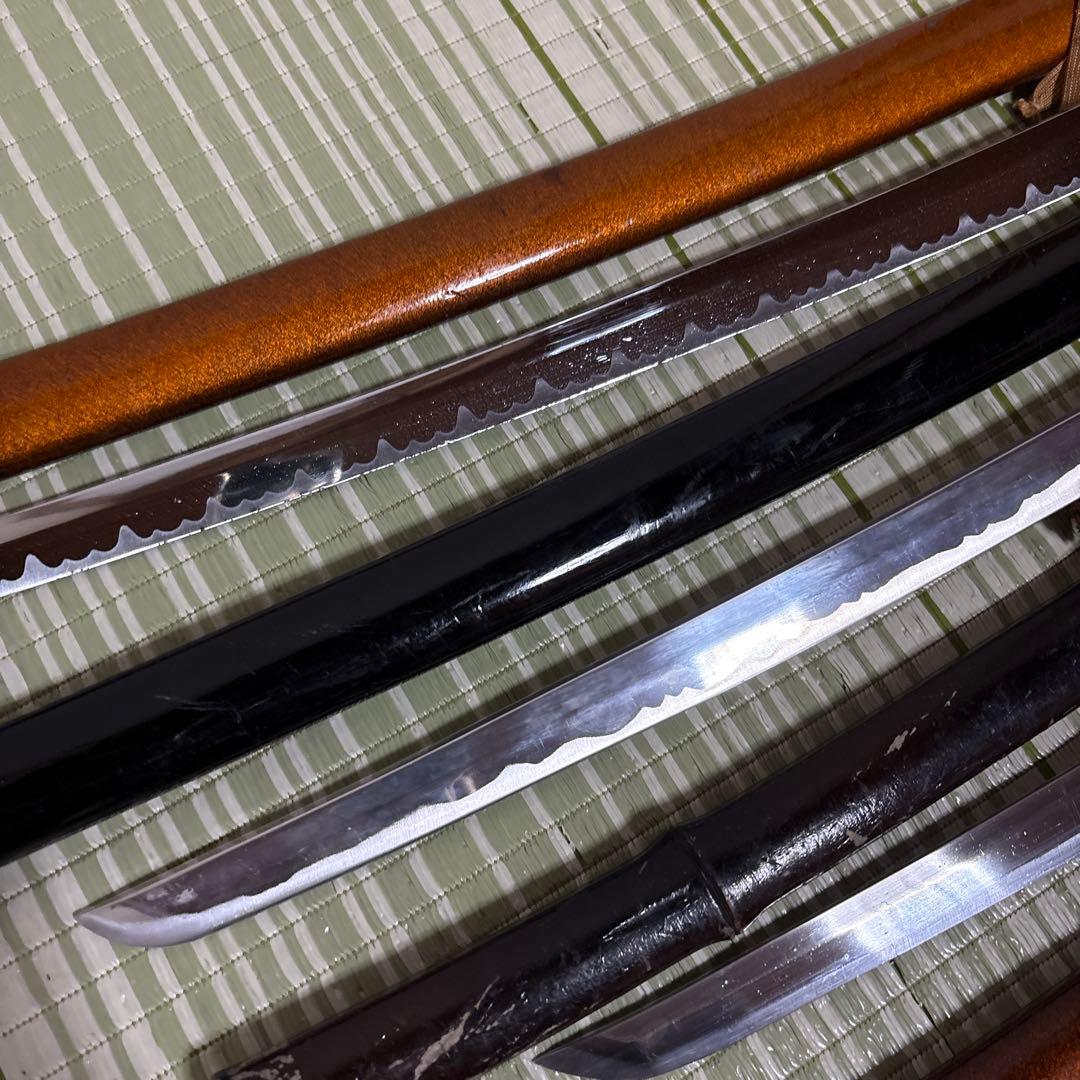 模造刀 模擬刀 武士 侍 伝統工芸 剣 鞘竹 小太刀 鞘 鍔 大衆演劇 5本