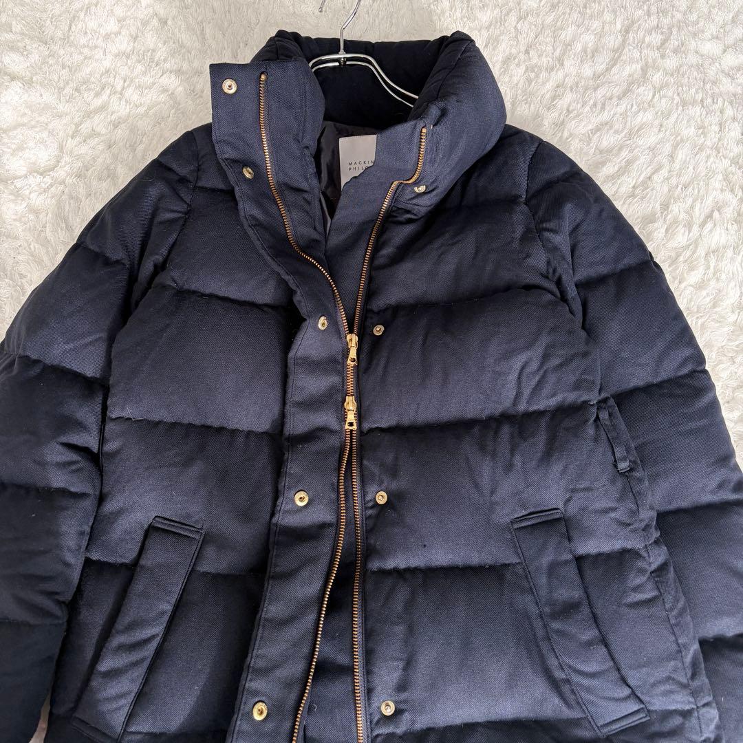 マッキントッシュフィロソフィー ウールライクツイル ダウンコート