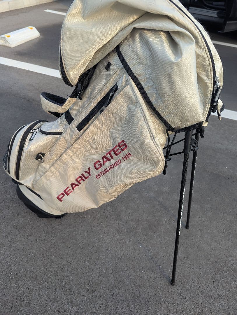 PEARLY GATES スタンド式ゴルフバッグ 2/14日迄 PEARLY GATES（パーリーゲイツ） PEARLY GATES WAPPENSMILY Matte