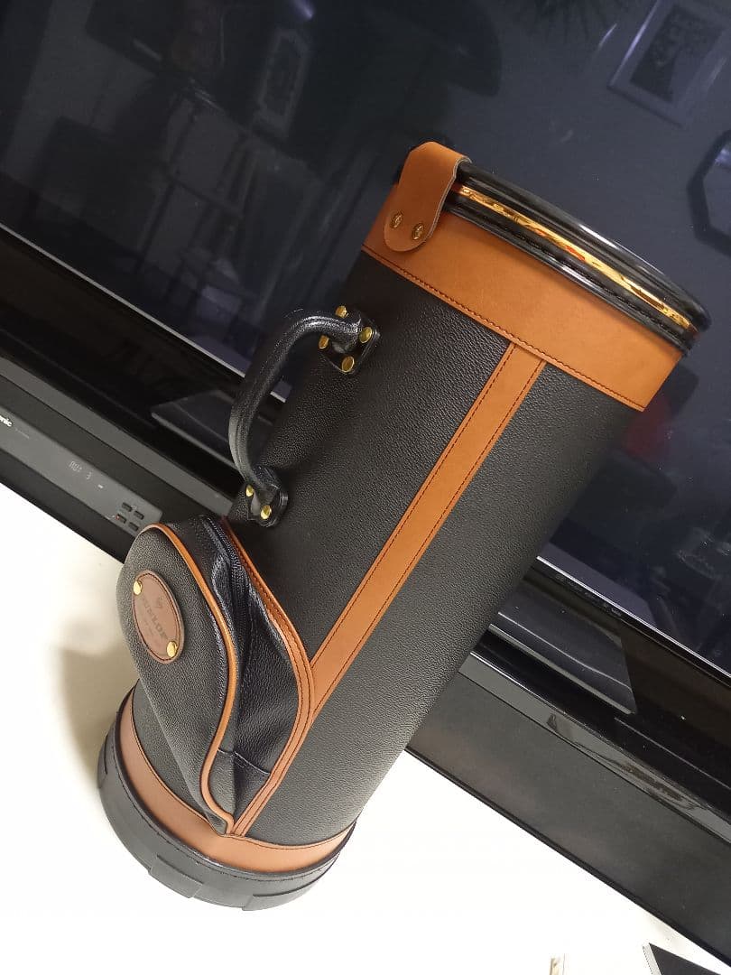 レア　1970's　非売品　イギリス　DUNLOP　ゴルフバッグ型　傘立　ゴミ箱