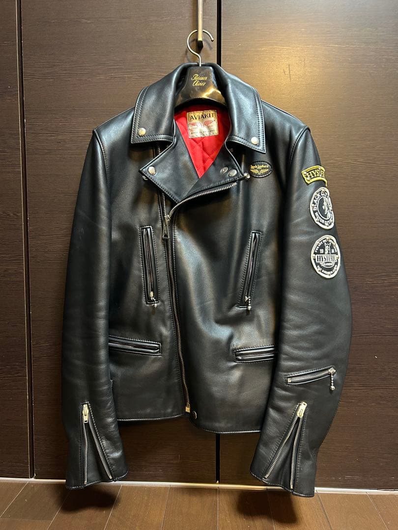ルイス レザー × ヒステリック グラマー ライトニング ライダース ジャケット HYSTERIC GLAMOUR（ヒステリックグラマー）の「Lewis Leathers