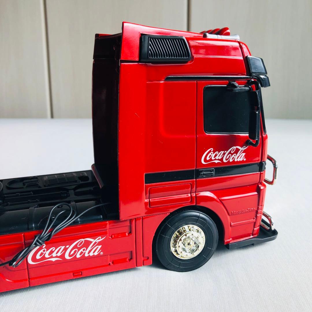 コカコーラ トレーラー ラジコン 120th 1/24 ベンツ レトロ 希少