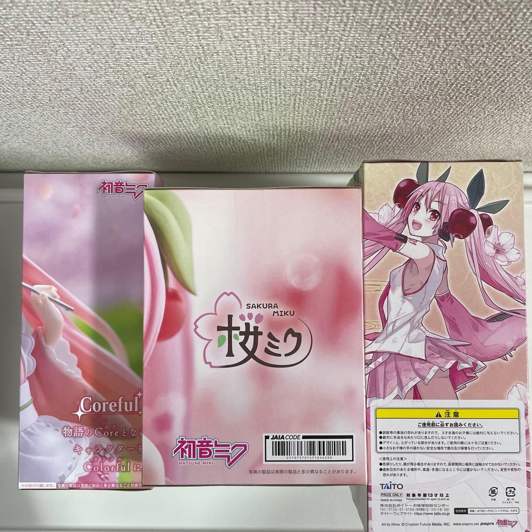初音ミク 桜ミクフィギュアまとめ売り ぬーどる coreful desktop他