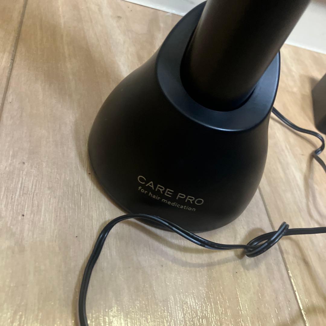 訳あり品 CARE PRO 超音波アイロン ブラック ジャンク ヘアアイロン