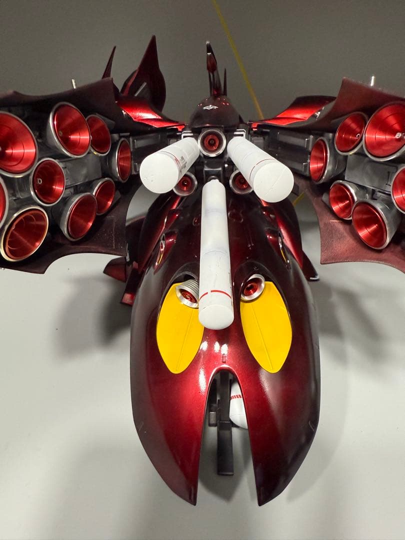 ガンプラ HG ナイチンゲール 完成品 キャンディ塗装 メタルパーツ