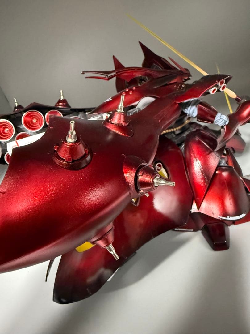 ガンプラ HG ナイチンゲール 完成品 キャンディ塗装 メタルパーツ