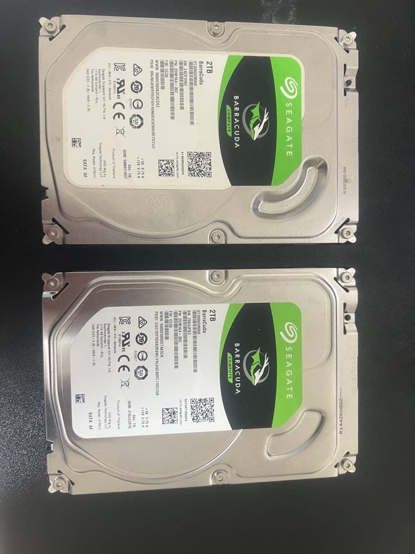 Seagate Barracuda 2TB HDD 7200RPM 実動 Amazon.com: Seagate BarraCuda 2TB Internal Hard Drive HDD – 3.5