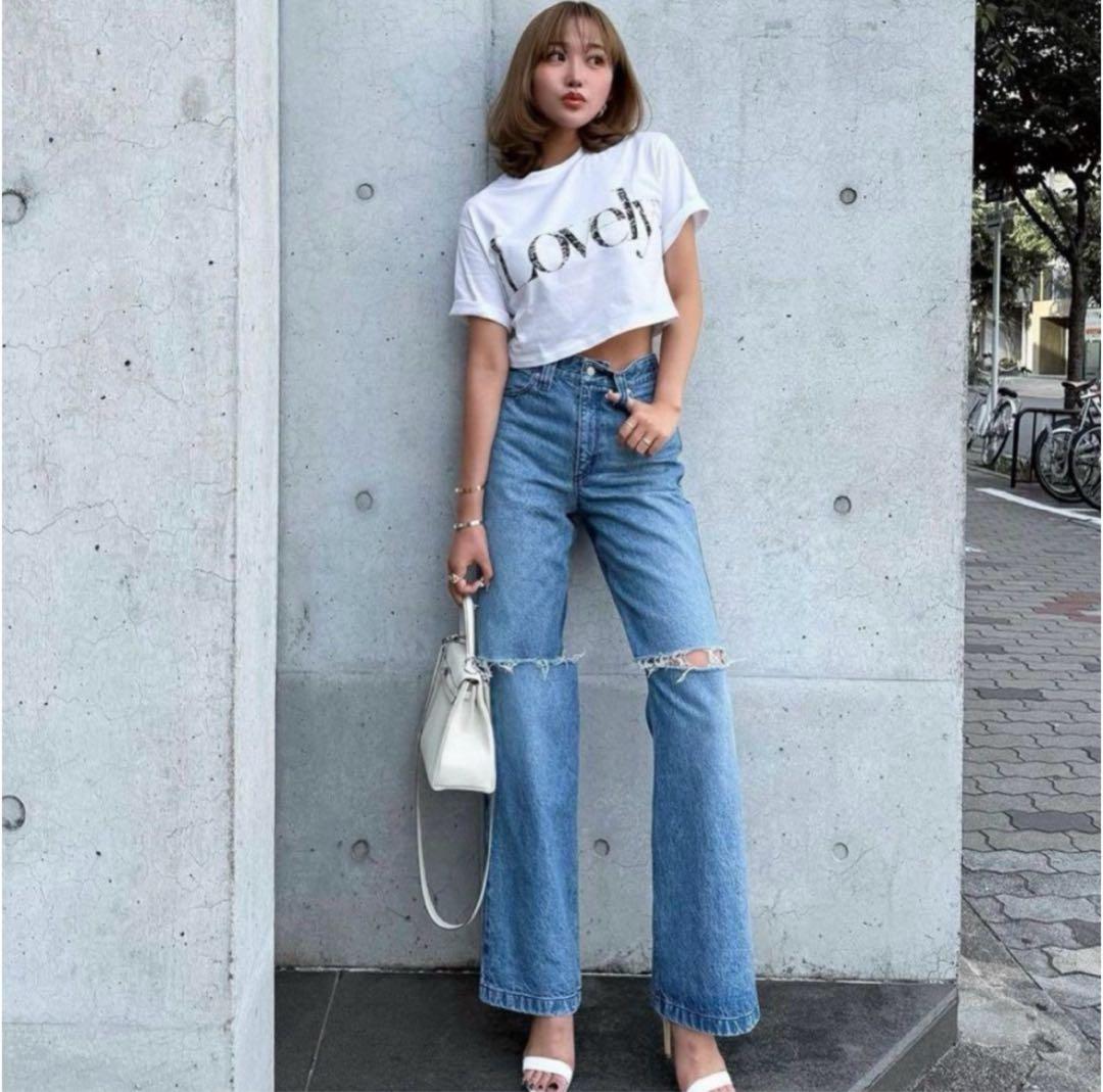 sheller】シェリエ OKAYAMA Crash flare denim - メルカリ