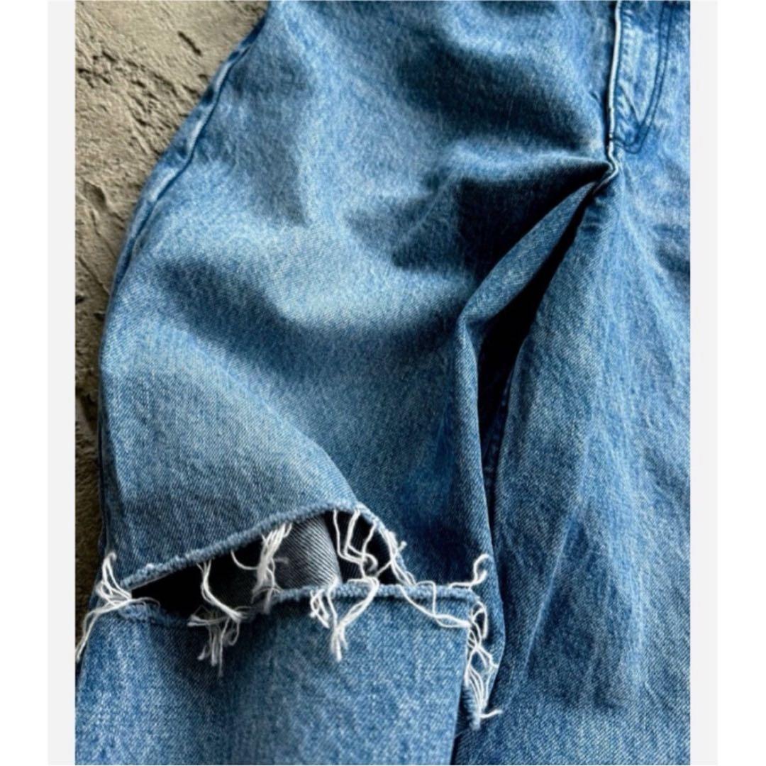 sheller】シェリエ OKAYAMA Crash flare denim - メルカリ