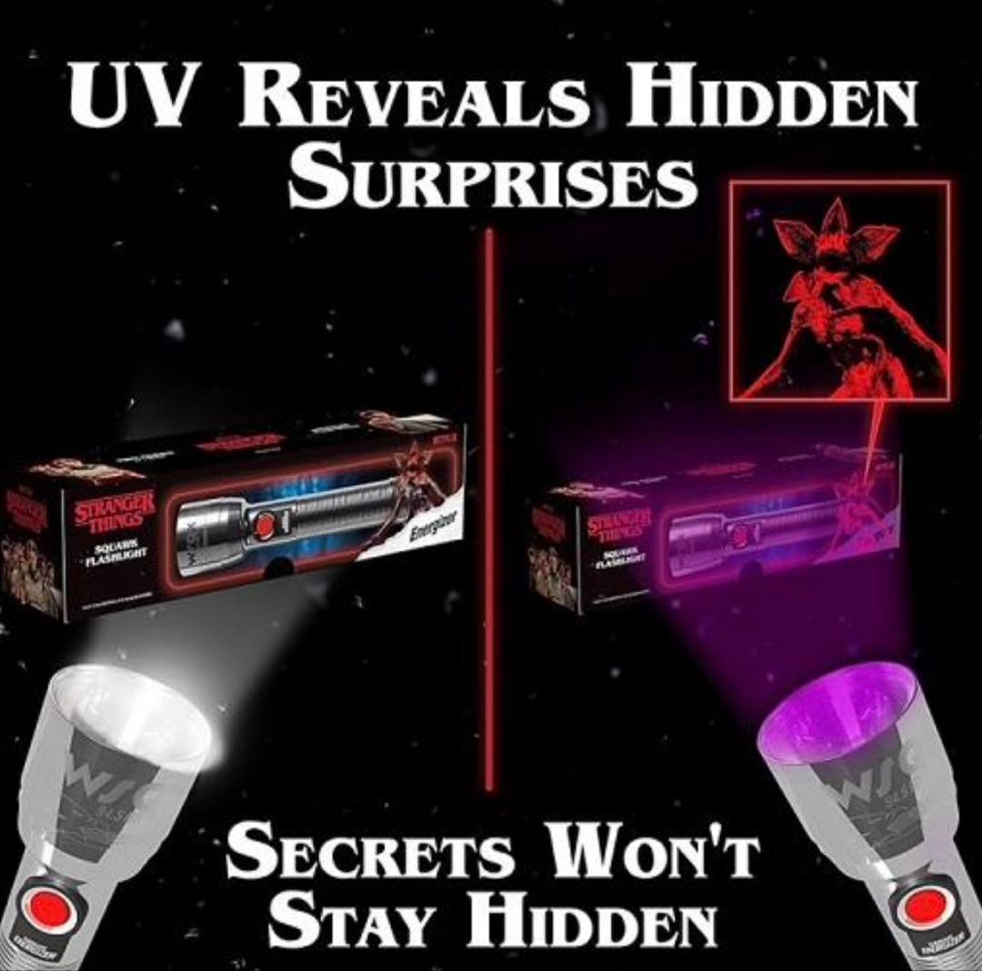 ストレンジャーシングス　LED 懐中電灯　レア　匿名配送