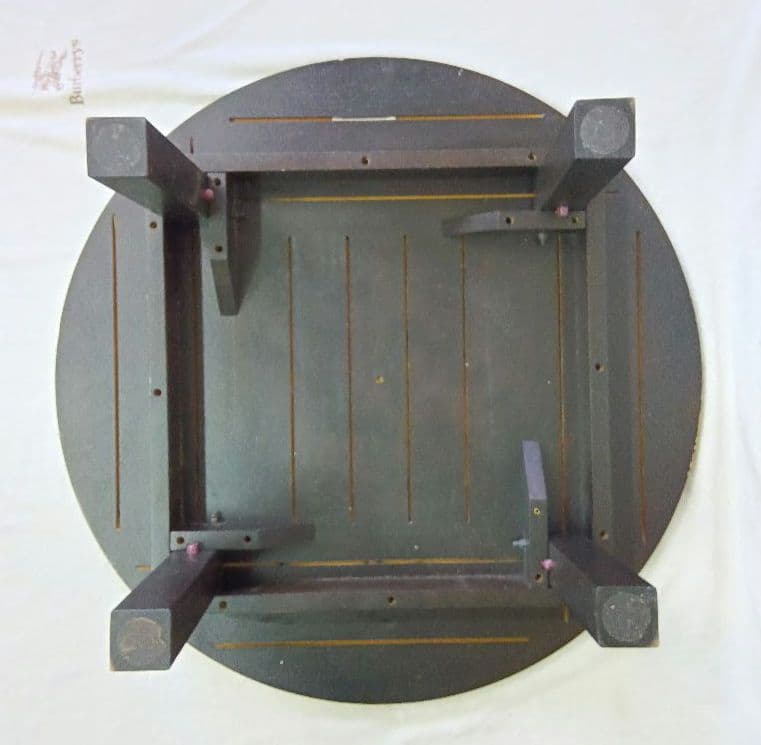 天然木 ちゃぶ台 折りたたみ 円卓 丸テーブル 座卓 昭和レトロ 古民家