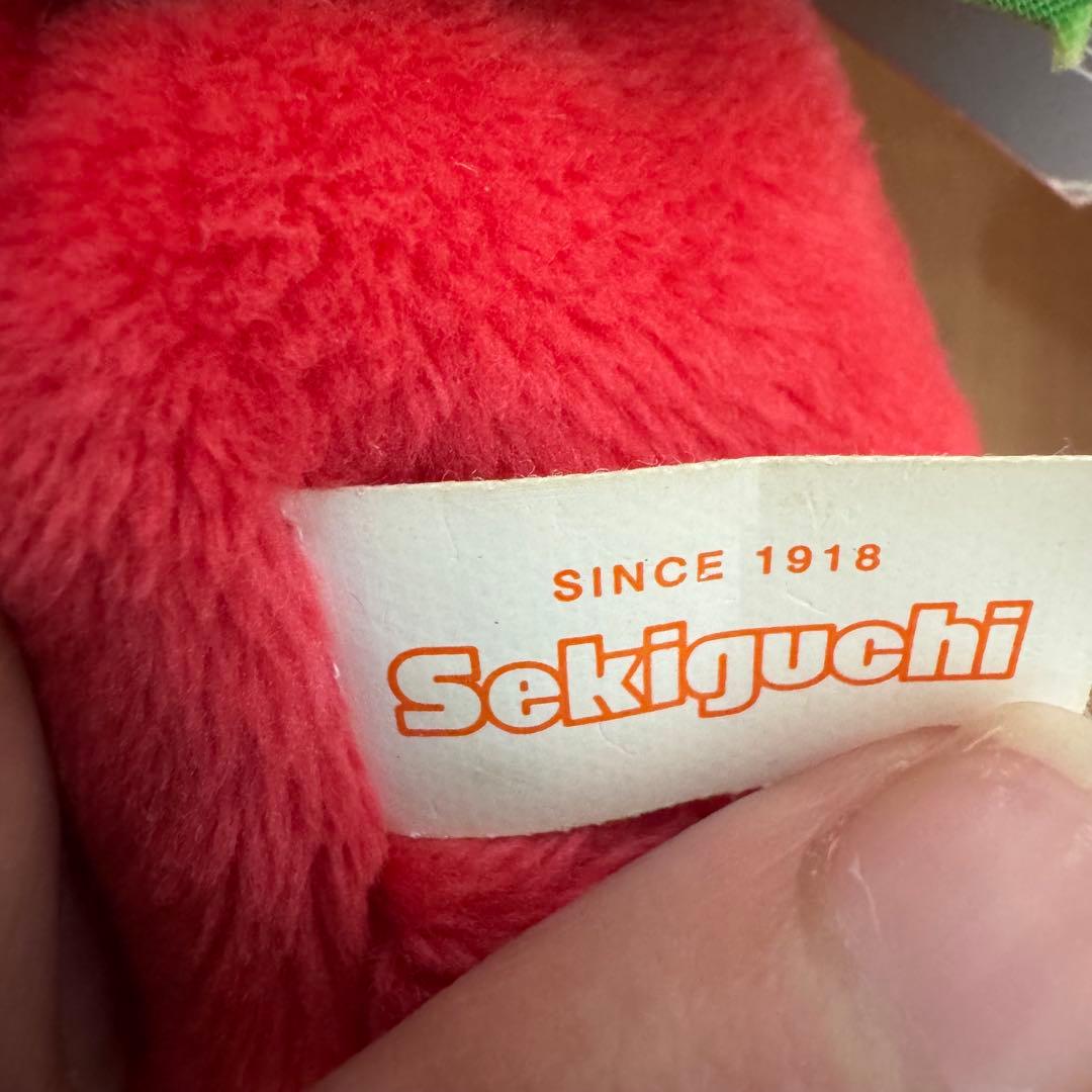 モンチッチ セキグチ いちご ぬいぐるみ 昭和 レトロ 帽子 レア 初代 4本指
