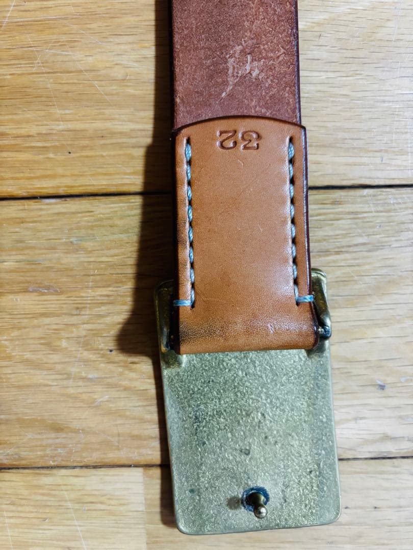 天神ワークス LEATHER BELT- BE40 オンライン ショッピング