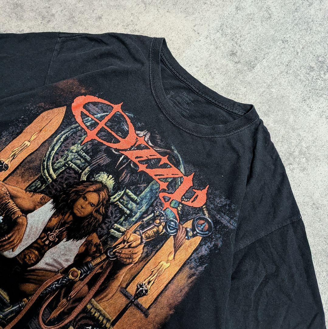 希少Ozzy Osbourne バンドT 2000s Hanes バックプリント