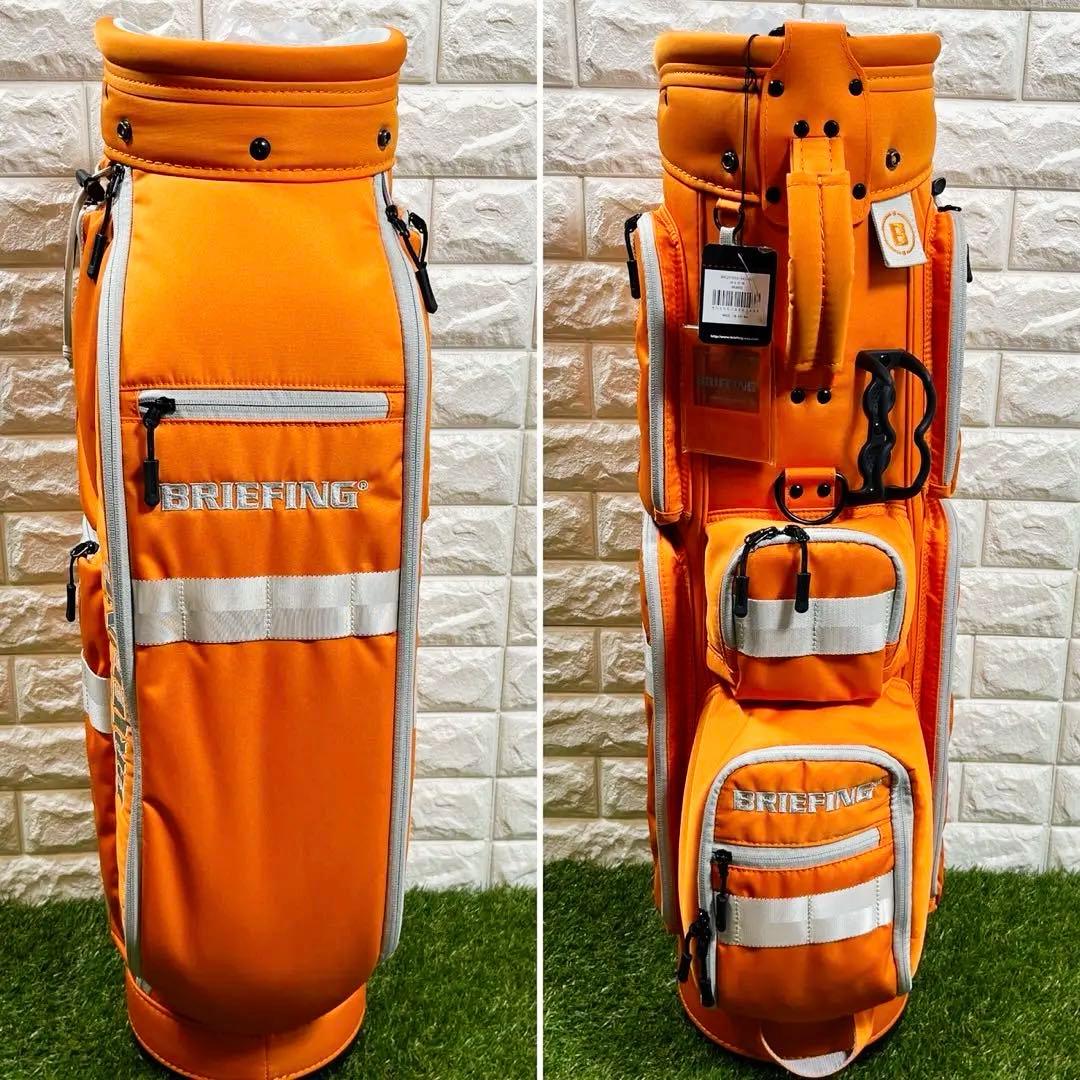 新品】BRIEFING GOLF CR-6 オレンジ キャディバッグ 8.5型 - メルカリ