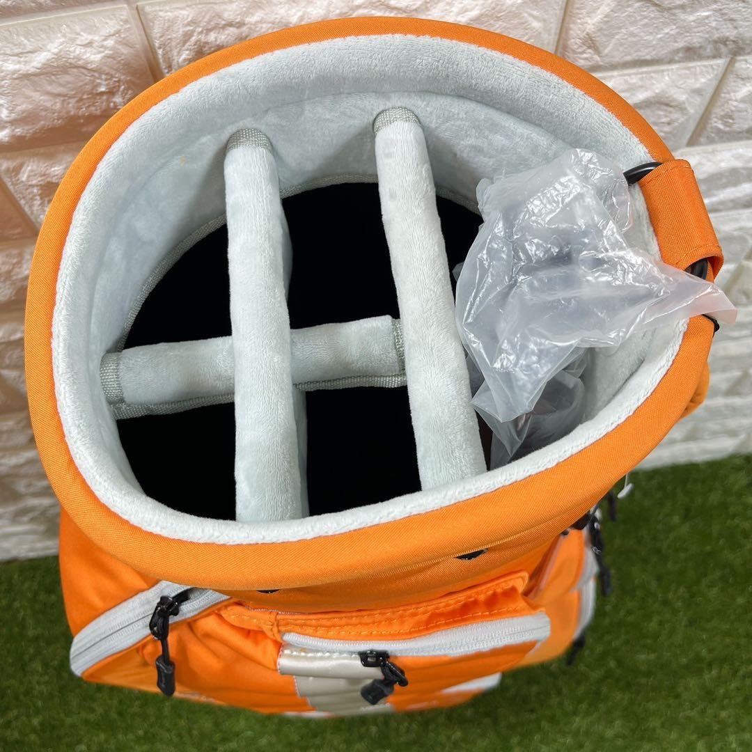 新品】BRIEFING GOLF CR-6 オレンジ キャディバッグ 8.5型 - メルカリ