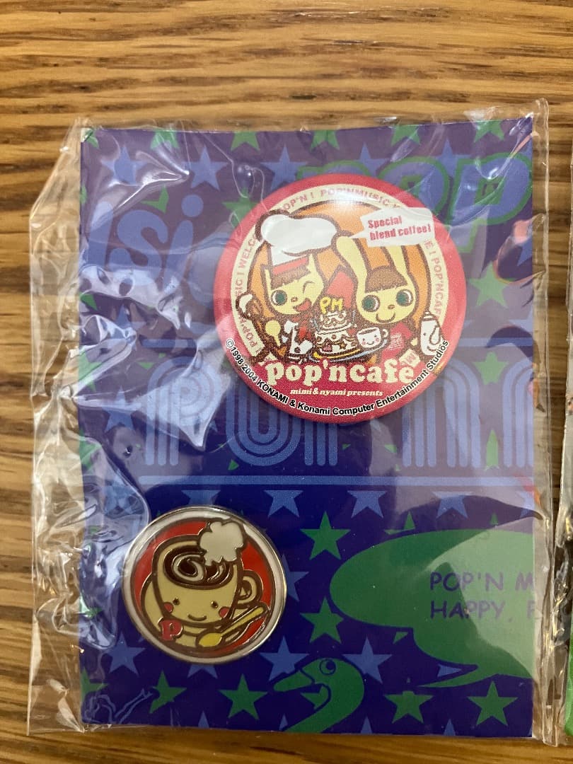 ポップンミュージック　缶バッジ＆ピンズ　６種
