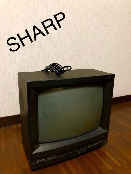 シャープ14C－J5 ブラウン管カラーテレビ - メルカリ