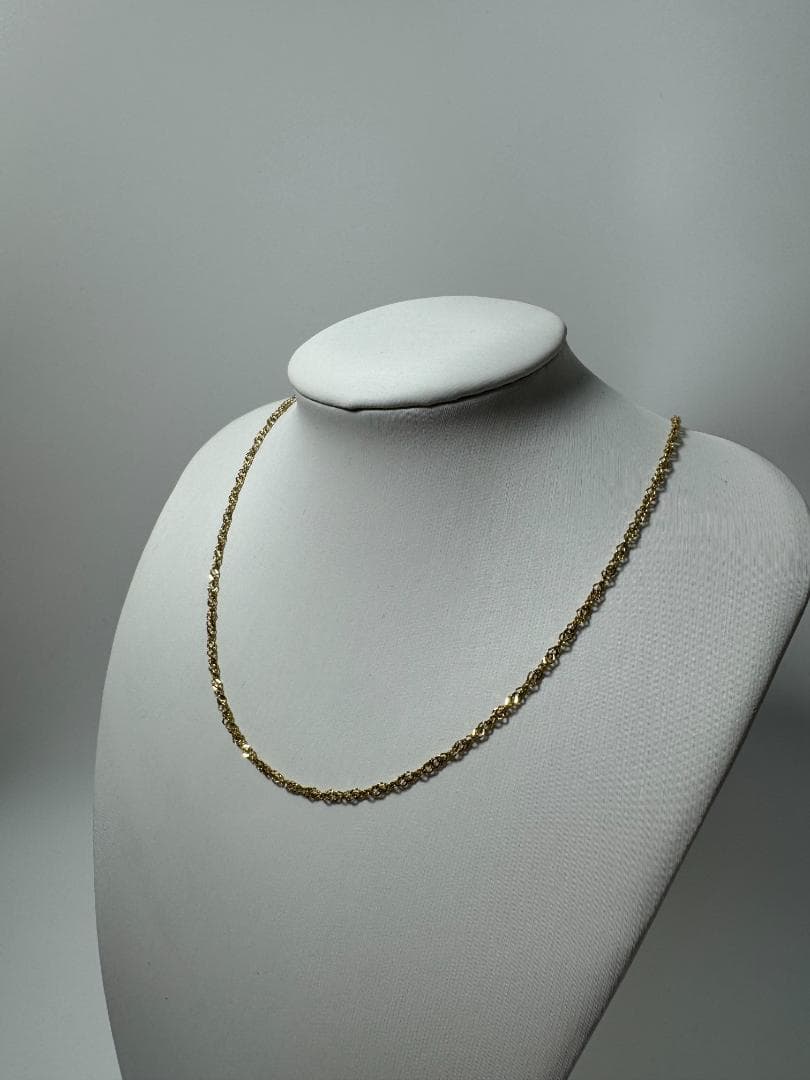 日本製K18ゴールド リンクチェーン ネックレス2.07g