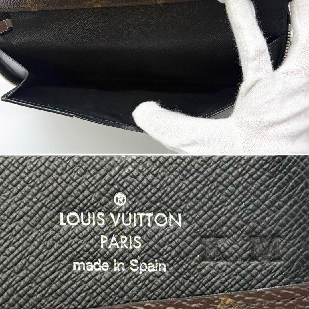 極美品 ルイヴィトン モノグラム マカサー ジッピーウォレット ヴェル