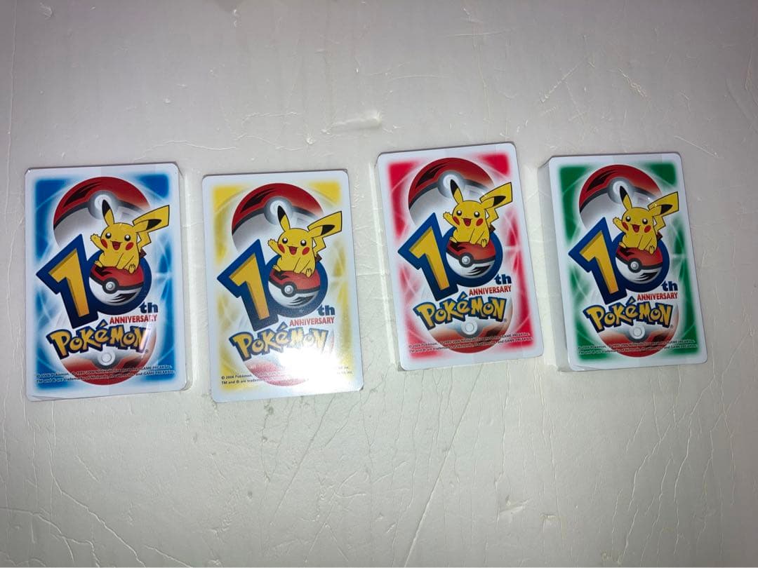 ポケモンセンター10周年記念 アニバーサリー トランプ シュリンク未