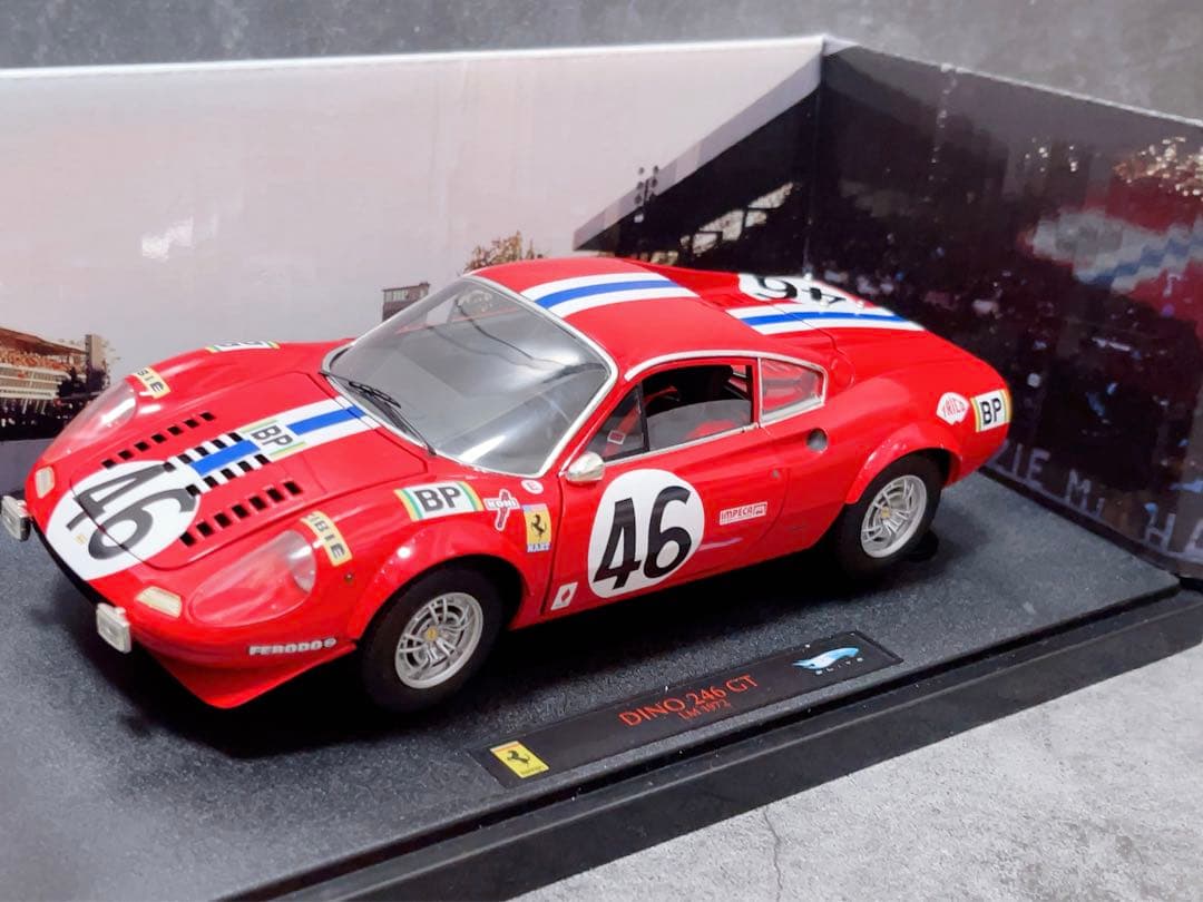 マテルエリート 1/18 フェラーリ ディーノ 246 GT No.46