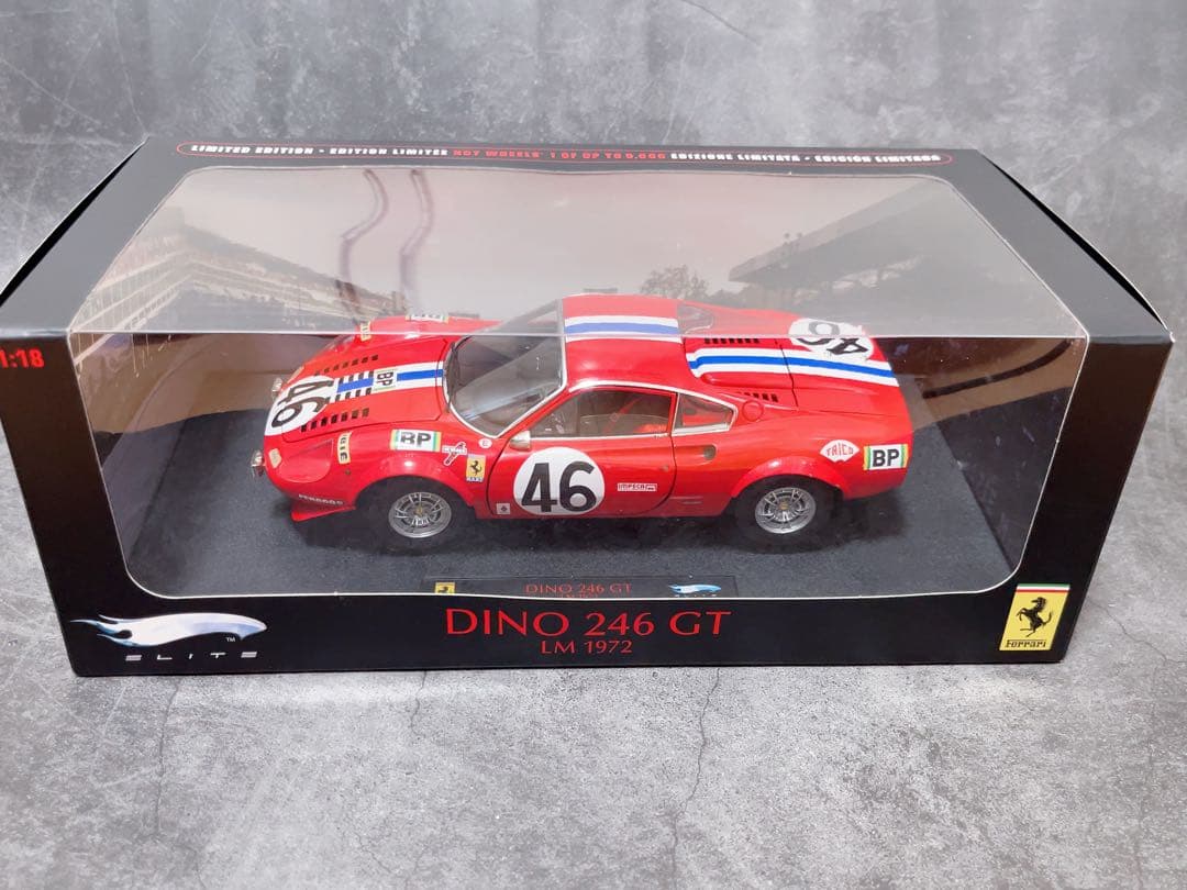 マテルエリート 1/18 フェラーリ ディーノ 246 GT No.46