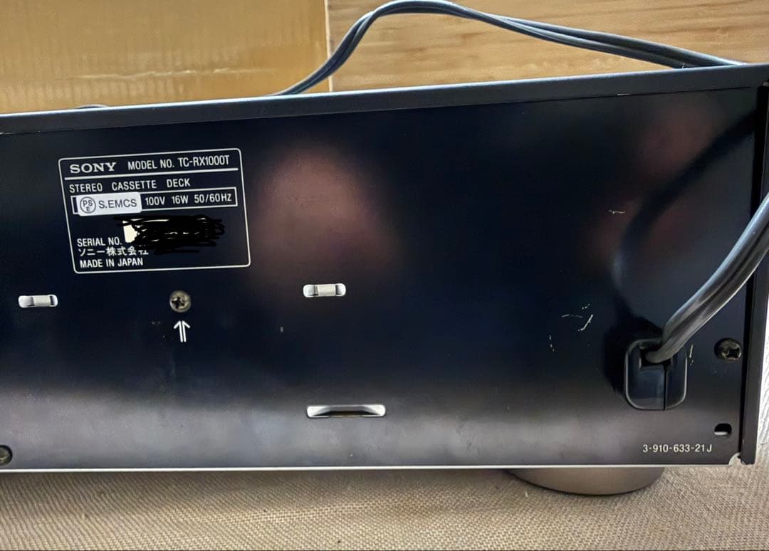 ジャンク ソニー TC-RX1000T 銘機 オートリバース カセットデッキ
