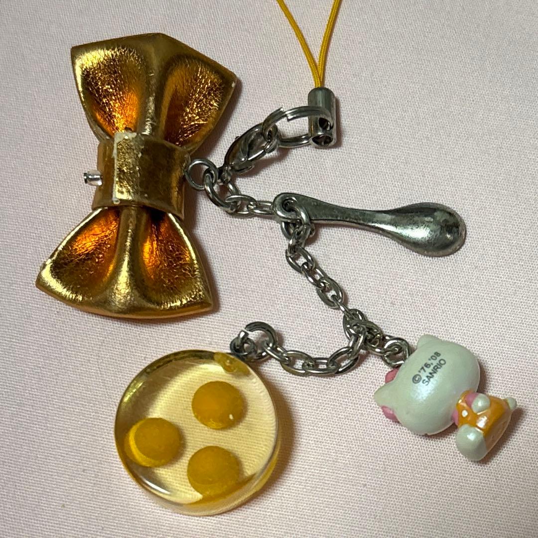 サンリオ ハローキティ マスコット ゼリーオレンジ ストラップ