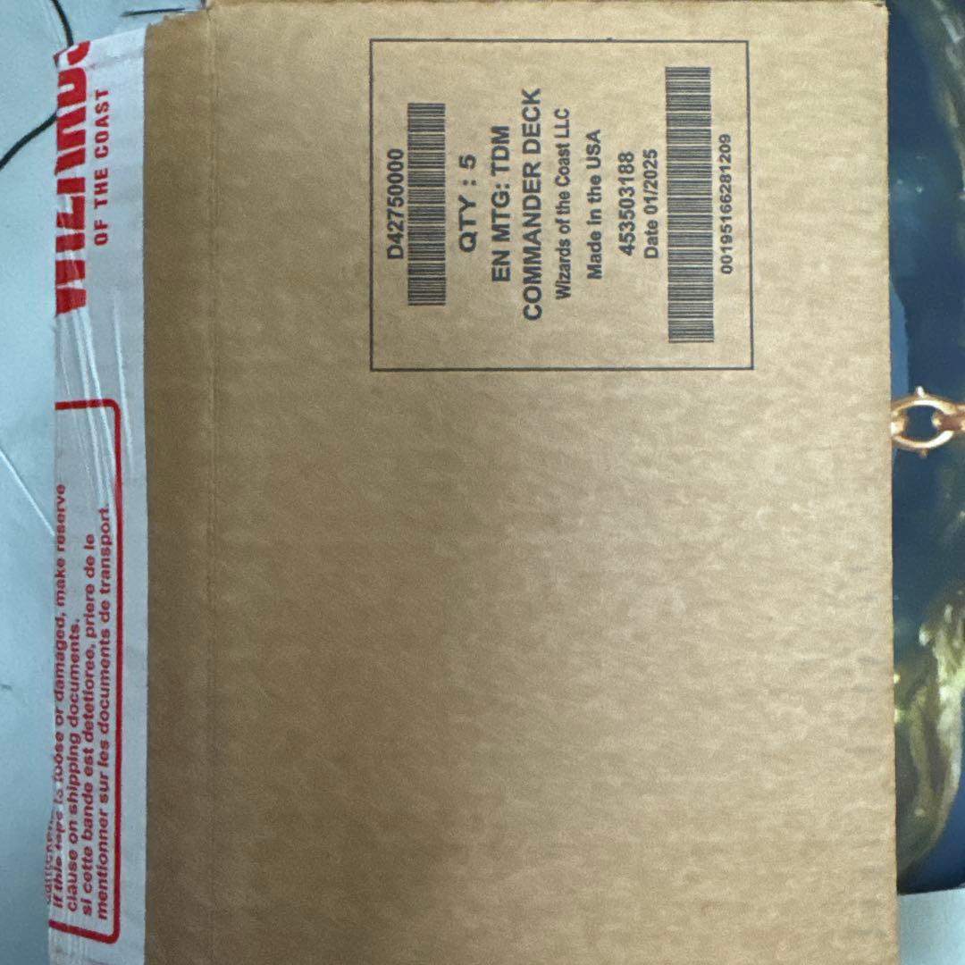 タルキール：龍嵐録　統率者デッキ 5個セット　英語