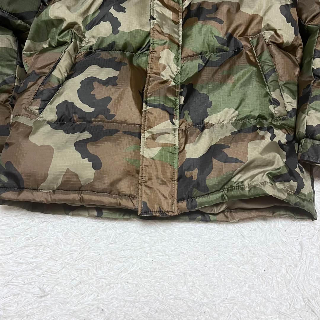 ALPHA INDUSTRIES 迷彩柄 カモフラ ダウンジャケット XLサイズ - メルカリ