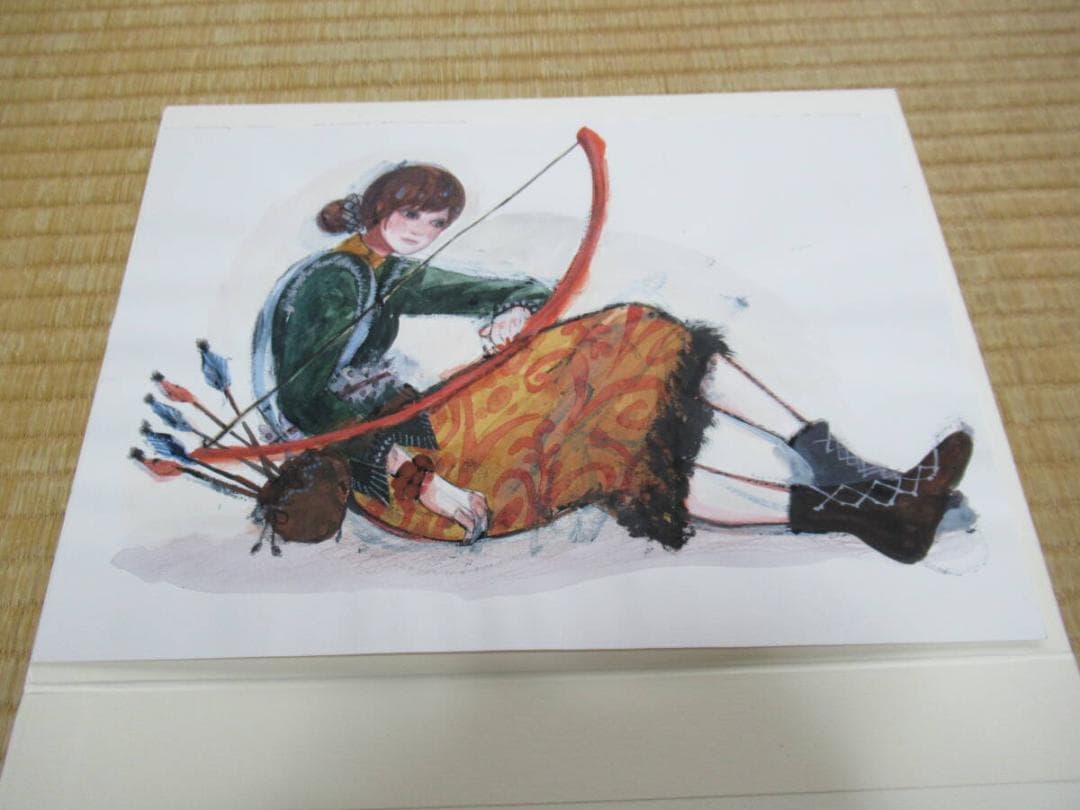 真作美品◆現代アート 藤川さき 水彩画5点 美術評論家 中野中 銀座ギャラリー暁