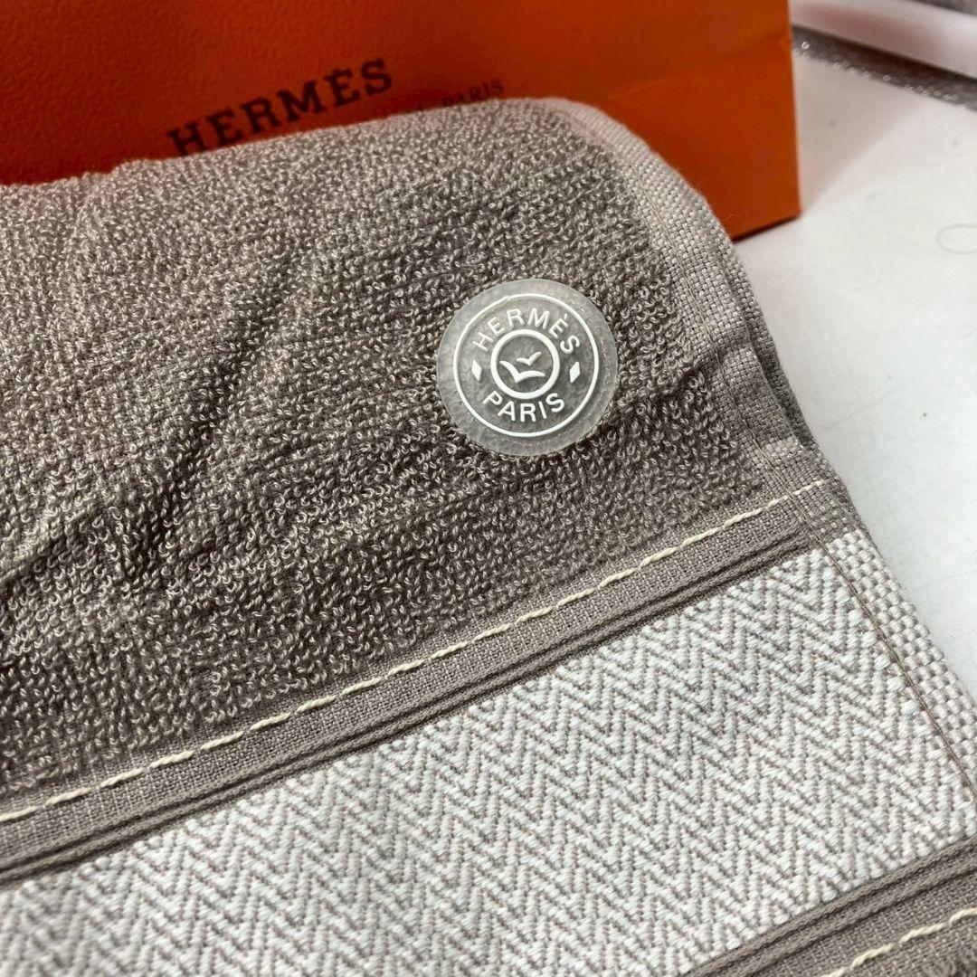 (mh/10.18/12)HERMES エルメス ビーチタオル 綿100%