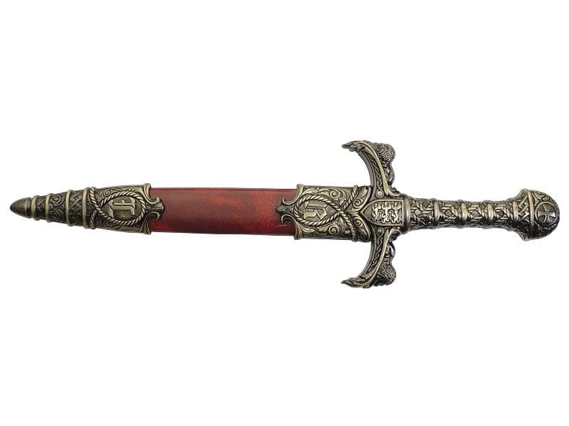 DENIX 4157/N リチャード ライオンヘッド ダガー 模造刀 楽天市場】模造刀 リチャード ライオンヘッド ダガー ブラック/レッド