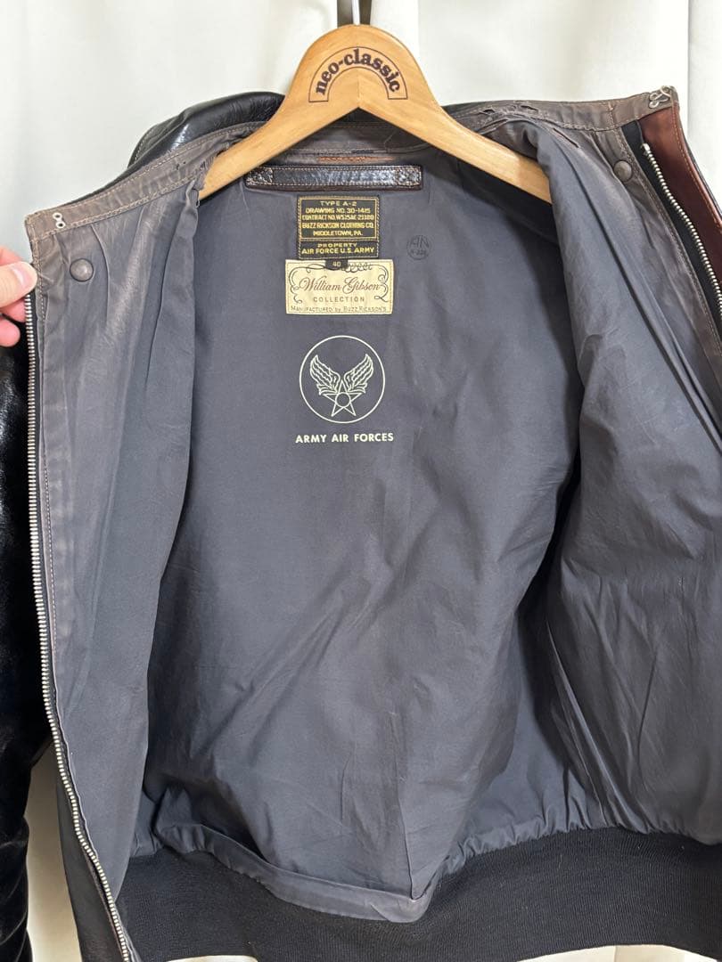 定価27万 希少 ホースハイド 茶芯 バズリクソンズ ウィリアムギブソン