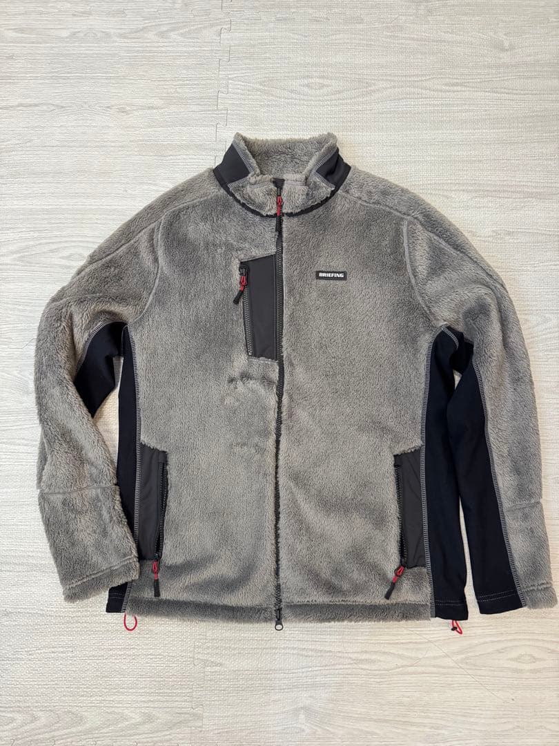 BRIEFING フリースジャケット L グレー ブランド 品 通販