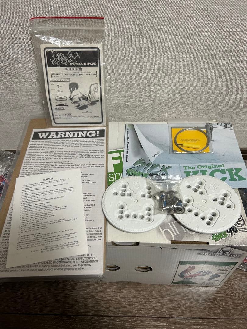 FLOW M9-SE スノーボード ビンディング M レッド