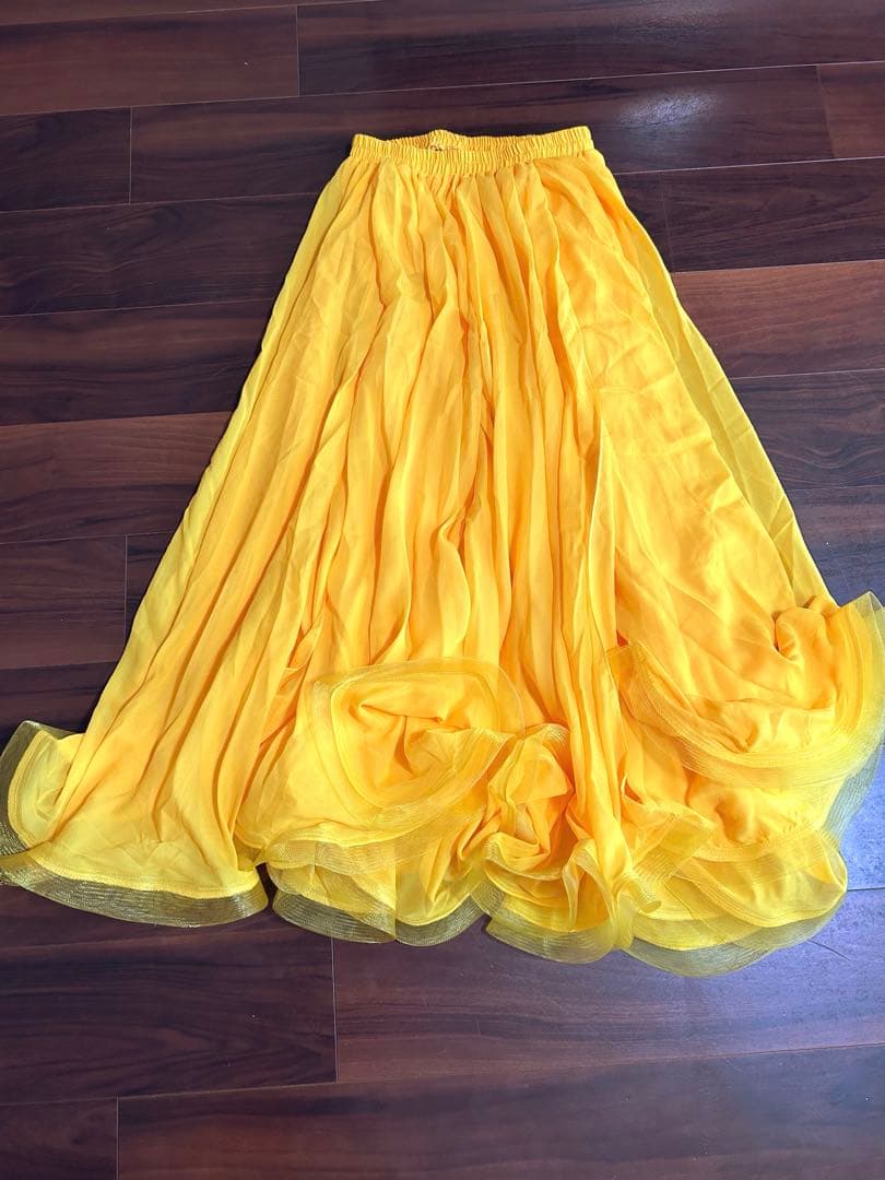 ベリーダンス 衣装 Amr Naser エジプト製 ゴールド 黄色 - メルカリ